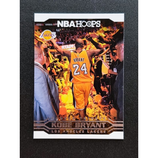 科比 生涯最終戰 2017-18 Panini NBA Hoops Kobe Bryant Career #300