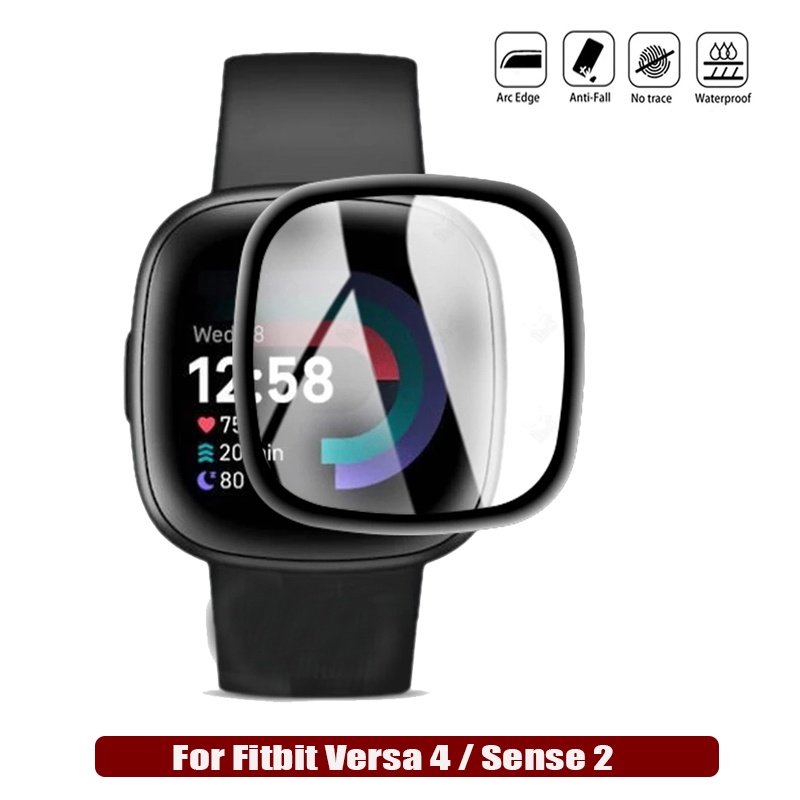 適用於 Fitbit Versa 4 / Sense 2 的 PMMA 屏幕保護膜全覆蓋透明軟膜