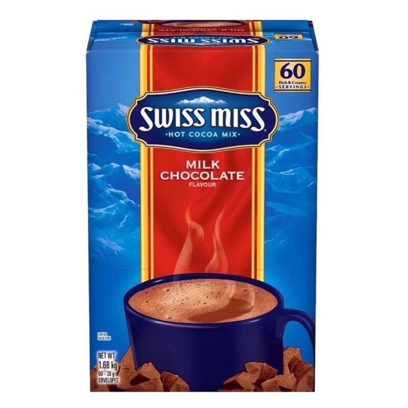 Swiss Miss Hot Cocoa Mix Milk Chocolate Flavor 28g X 60