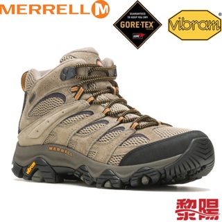 Merrell 美國 MOAB 3 MID G-TEX® 男 經典戶外中筒健行鞋 岩灰 33ML035793