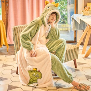 新品下殺✨男浴袍睡衣 保暖睡衣男 長袖睡衣 法蘭絨睡衣男 睡衣男秋冬季珊瑚絨加厚刷毛新款睡袍法蘭絨男士家居服套裝