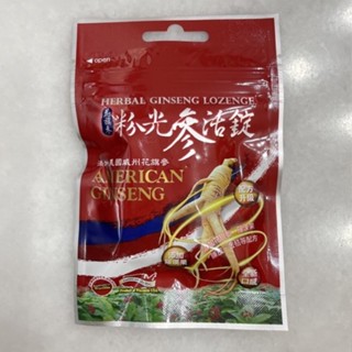 附發票 臺灣製 許氏 花旗參舒喉錠 花旗參 枇杷 舒喉錠 粉光參 1包15顆