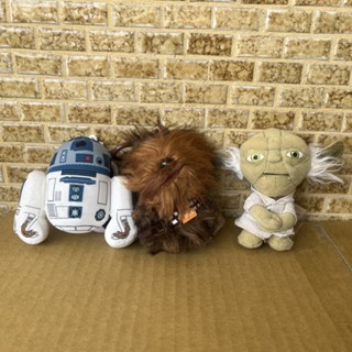 現貨 美國 Star Wars 星際大戰 娃娃 吊飾 掛飾 鑰匙圈 公仔 R2D2 喬巴卡 尤達 古董 玩具 出清