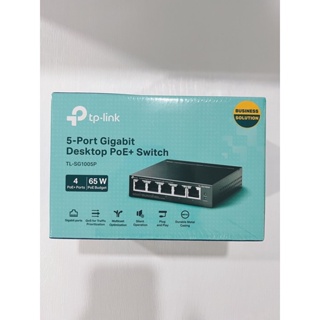 現貨 TP-Link TL-SG1005P 5埠 Gigabit 桌上型交換器 POE 網路交換器