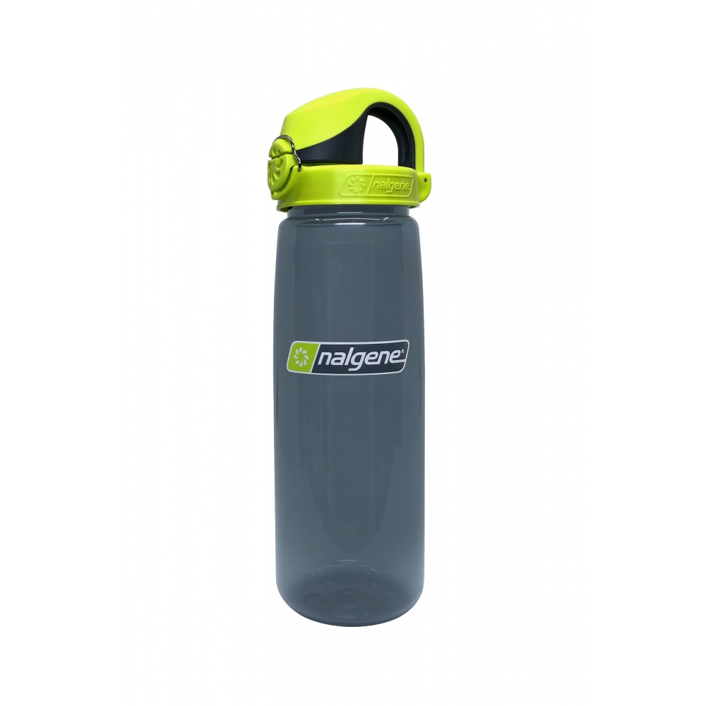 Nalgene OTF運動型750 ml水壼 5565-1824 木炭/萊姆綠木炭蓋-現貨/電子發票