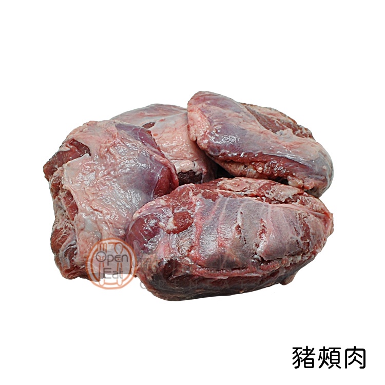【歐廚到你家】鮮凍溫體豬頰肉(嘴邊肉) (大塊) 600g±5% (不切，約3~5塊) (可切片，切塊)