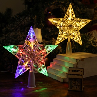 聖誕樹頂星 Led 燈/家庭聖誕樹裝飾品的聖誕燈裝飾品