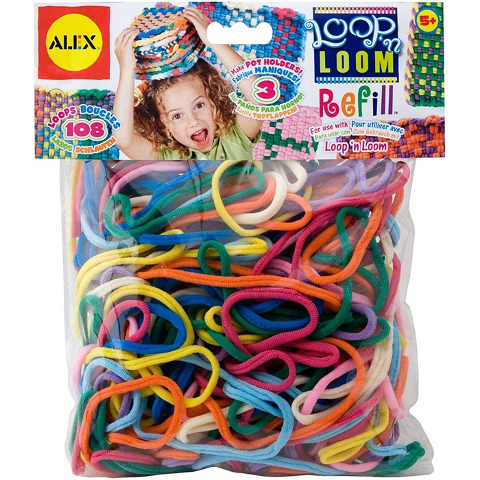 【美國ALEX】彩色套圈織布機-補充組/彩色套圈織布機補充包