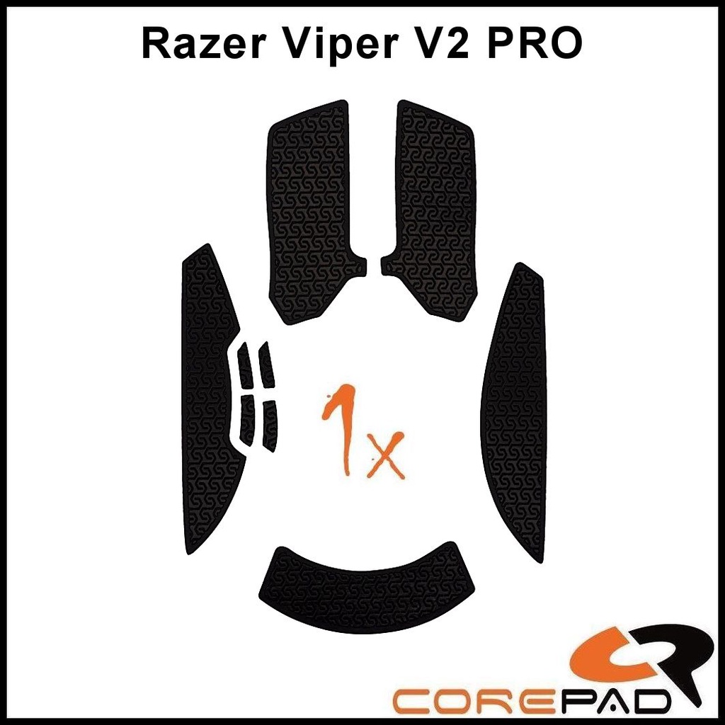 Corepad RAZER雷蛇 Viper V2 PRO Wireless防滑貼黑色白色橘色毒蝰無線 硬派精璽