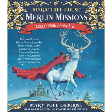 Merlin Missions Books 1-8 (audio CD, unabridged)(magic tree house)(有聲書)/Mary Pope Osborne【三民網路書店】