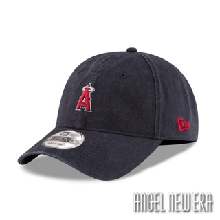 【NEW ERA】MLB 洛杉磯 天使 小標 水洗 丈青 軟板 老帽 9TWENTY【ANGEL NEW ERA】
