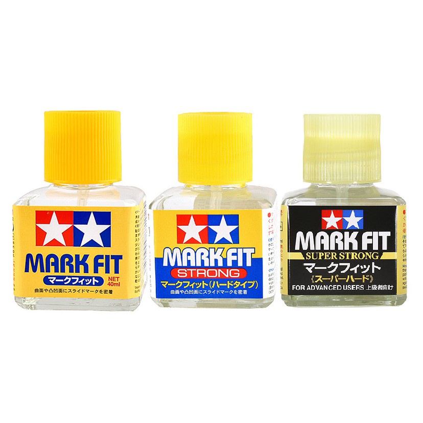 【大頭宅】現貨 TAMIYA 田宮  MARK FIT 模型專用 貼紙 水貼專用接著劑 軟化劑 40ml