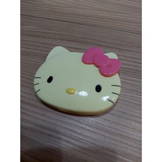 Hello kitty 正版Sanrio 美妝鏡附梳子開合化妝鏡手拿鏡攜帶掀蓋鏡梳組