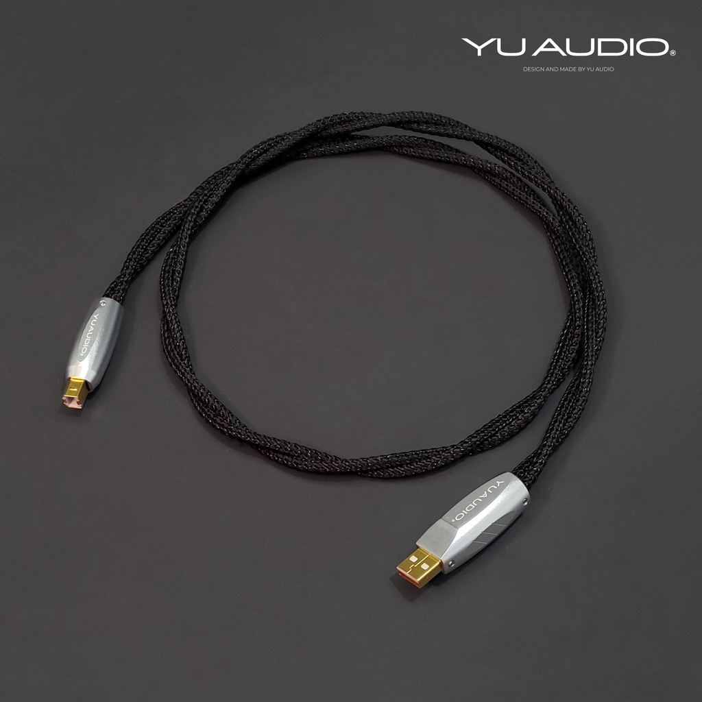 鐵氟龍鍍銀航太線材 USB線  【YU AUDIO/無名系列】 多層屏蔽處理  音源線