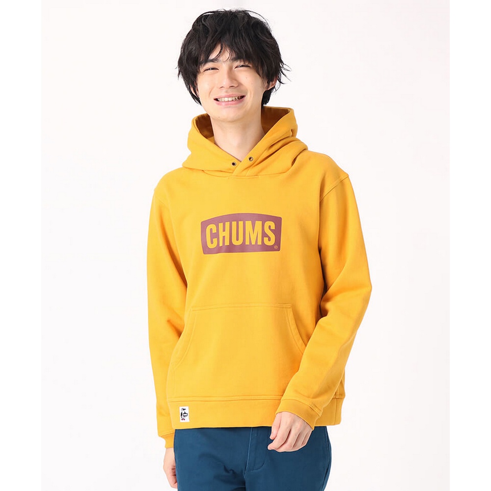 CHUMS Logo Pullover Parka 男女 連帽長袖上衣 黃色 CH001302Y063