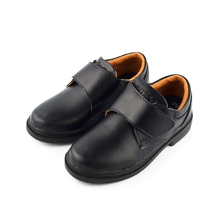 ARRIBA艾樂跑童鞋-經典素面學生皮鞋-黑(TD6329)