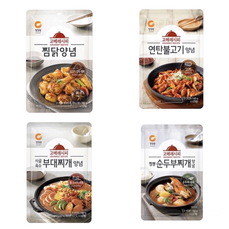 買10包送一包❤️韓國清淨園韓式醬包｜燒肉醬、部隊鍋醬、海鮮豆腐鍋醬、大醬湯醬