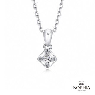 【SOPHIA 蘇菲亞珠寶】浪漫滿屋 14K金 鑽石項墜｜情人/閨密 送禮推薦 精緻墜飾