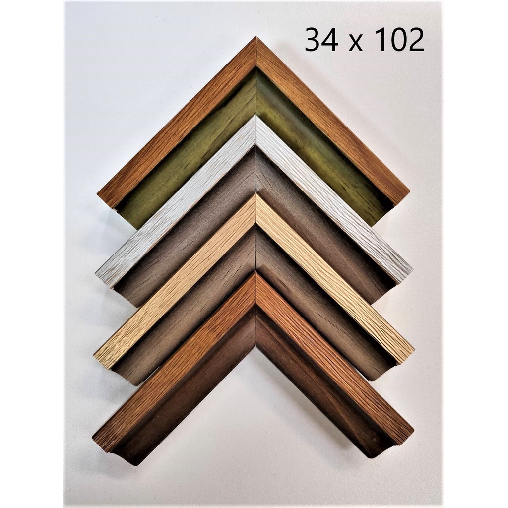 拼圖框 - 台灣製234優質雙色木框 (適用作品尺寸：34 x 102公分)(950片)
