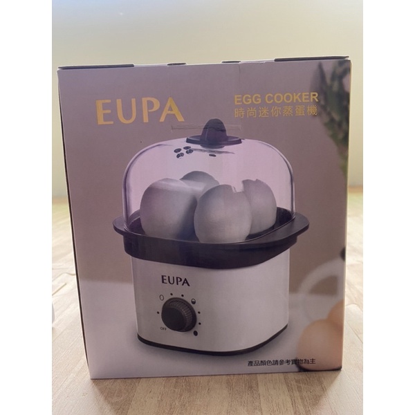 ［全新］未拆封 EUPA時尚迷你蒸蛋機 Egg cooker+贈轉接頭
