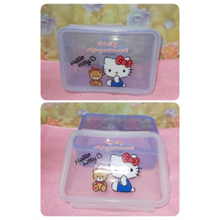 正版 三麗鷗 Hello Kitty 方形保鮮盒 方型樂扣保鮮盒 壓扣方形保鮮盒 樂扣 壓扣 保鮮盒