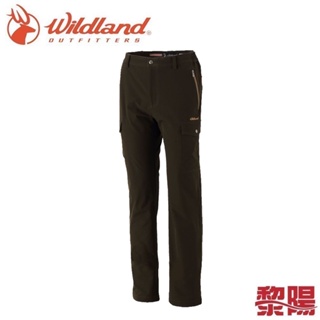 Wildland 荒野 32306 彈性保暖休閒長褲 男款 (深卡其) 彈性舒適/吸濕快乾 24W32306