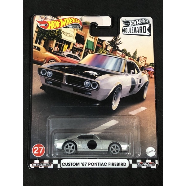 風火輪 hot wheels 林蔭大道 custom 67 pontiac firebird 精裝 膠胎