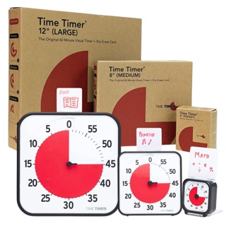 Time Timer 12吋 8吋 3吋 視覺倒數計時器 60分鐘定時器 含書寫卡 視覺化 時間管理 番茄鐘工作法