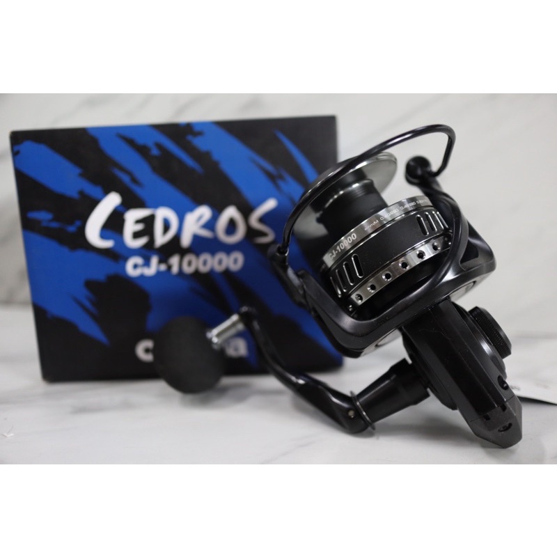 okuma 新款 大斑捲線器 CEDROS CJ-10000  海釣場系列 買就送海釣場配件