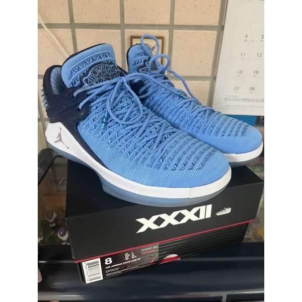 Jordan 32編織北卡藍us8