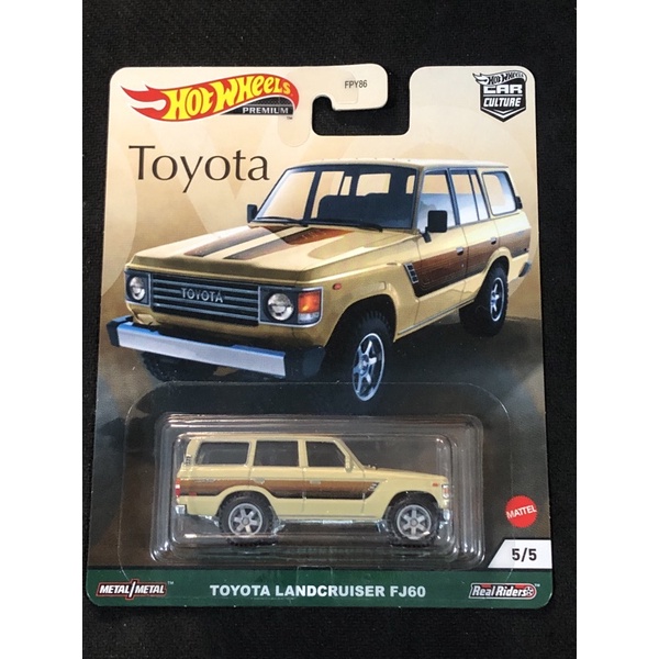 風火輪 hot wheels 汽車文化 豐田 Toyota landcruiser fj60 精裝 膠胎