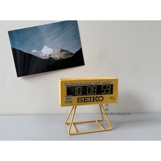 《SEIKO》日本精工馬拉松計時器 電子鬧鐘 貪睡 碼錶 倒數計時 日曆 燈光照明