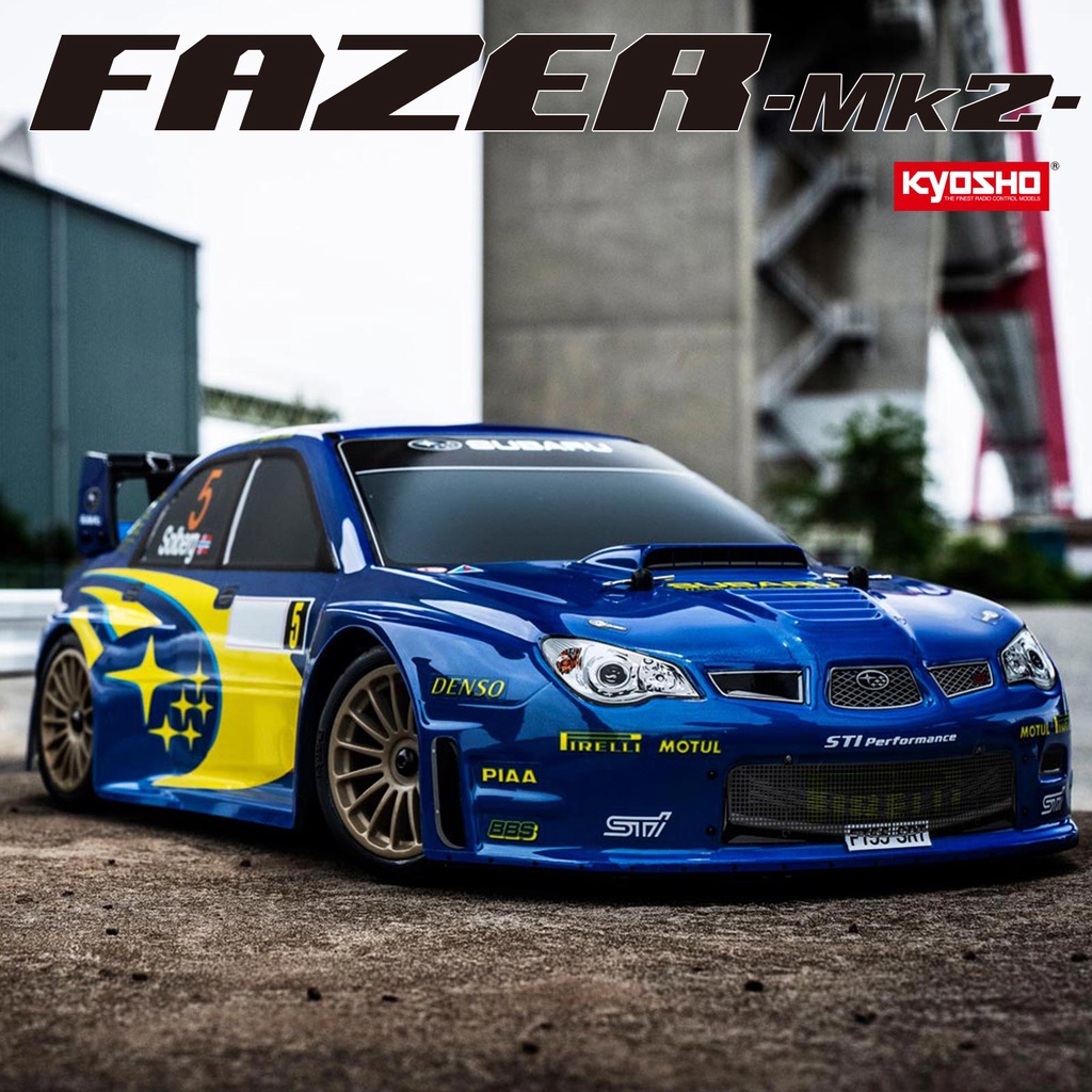 【KYOSHO 京商】34426T1 1/10 EP FAZER MK2 FZ02 SUBARU IMPREZA WRC