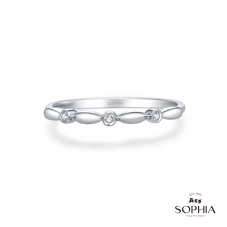 【SOPHIA 蘇菲亞珠寶】PRINCESS 14K金 鑽石戒指｜情人/閨密 送禮推薦 優雅線戒
