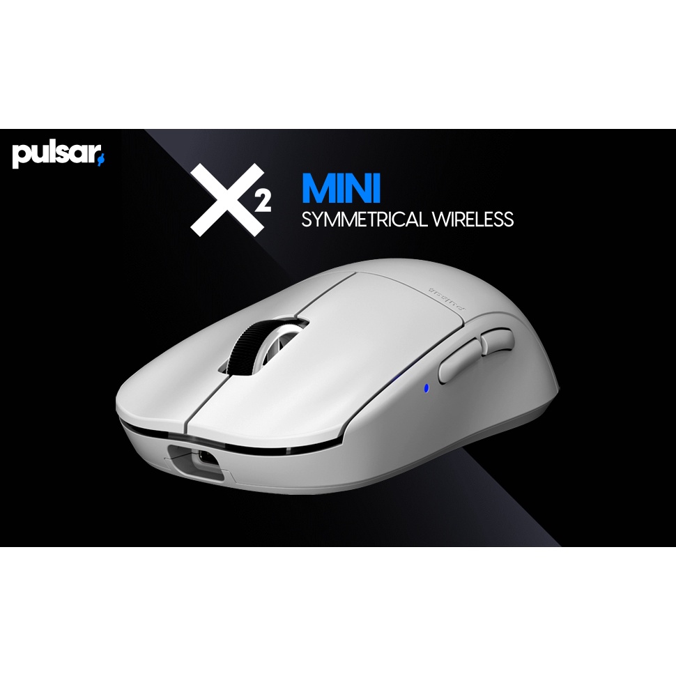 (九成新) Pulsar X2 Mini Wireless 白色超輕量無線電競滑鼠