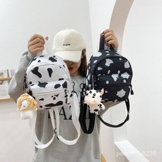 【優選精品】迷你小揹包女2020新款清新帆佈多用時尚雙肩包僊女韓版奶牛斜挎包後揹包ins日韓風 14
