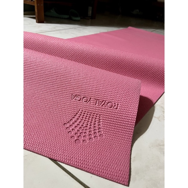 全新現貨 royal yoga 粉紅色 2.5mm 瑜伽墊 止滑 抗震 方便攜帶 居家運動 新手適用