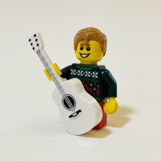 Lego 聖誕節 限定 聖誕人偶 自組人偶 白色 吉他男孩