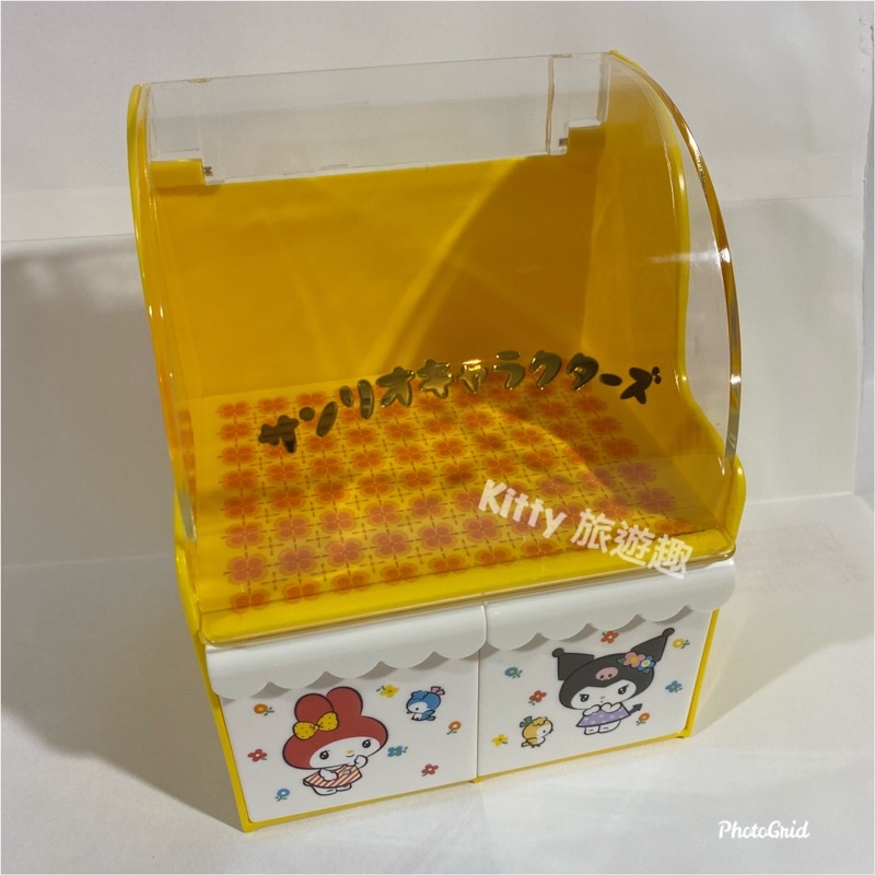 [Kitty 旅遊趣] Hello Kitty 桌上型置物櫃 三麗鷗大集合 首飾盒 珠寶盒 萬用收納盒 有兩款