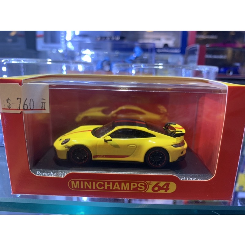 Minichamps 1/64 模型車 Porsche 911 GT3 (992) 2021