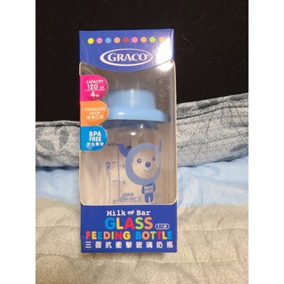 GRACO三面抗衝擊標準口徑玻璃奶瓶120ml