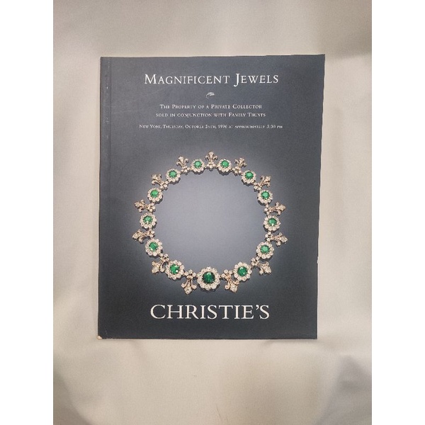 Christies's 佳士得拍賣目錄  1996年 紐約 珠寶與家庭信託一起出售的私人收藏家的財產