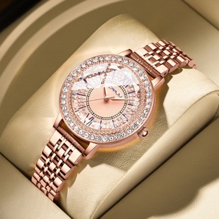 Crrju 原創品牌女士手錶創意奢華錶盤時尚不銹鋼商務運動石英防水 5001 X