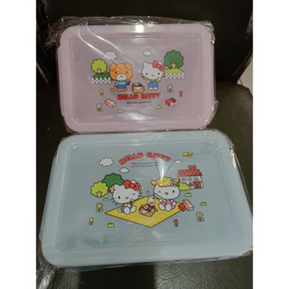 2小時快速出貨 全新Hello Kitty 微波保鮮盒 便當盒 野餐盒 收納盒 保鮮盒 萬用盒 1200ml 凱蒂貓