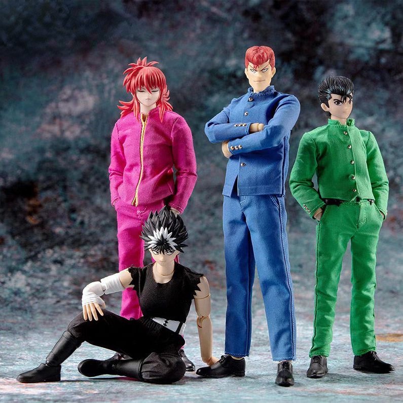 現貨大圣gt 幽游白書浦飯幽助藏馬飛影桑原和真shf 可動手辦模型玩偶 禮物 蝦皮購物