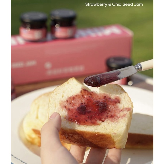 減卡奇亞籽草莓果醬無添加砂糖.小包裝隨身罐露營食物
