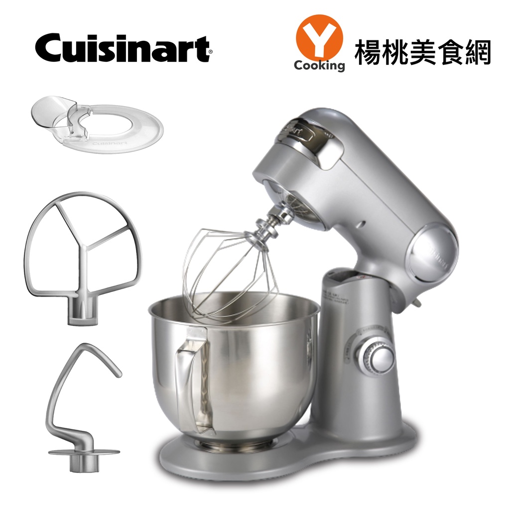 【Cuisinart美膳雅】12段速桌上型5.2L抬頭式攪拌機(SM-50TW)【楊桃美食網】