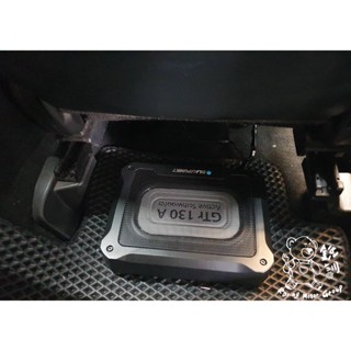 銳訓汽車配件精品 馬自達 Mazda 3 安裝 德國藍點 Blaupunkt GTr 130A 薄型重低音