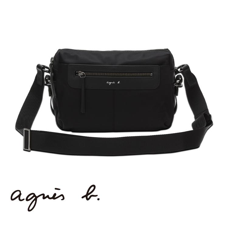 現貨 全新正品 日本限定 agnes b 黑色 側背包 agnès b voyage