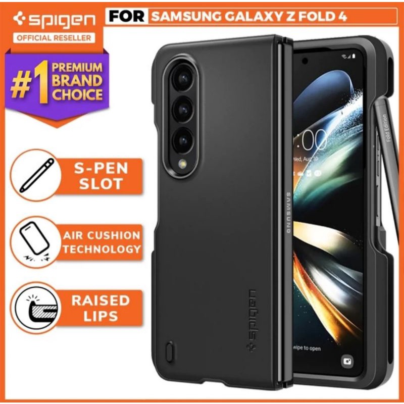 SAMSUNG 原裝硬殼 Spigen Thin Fit P S-Pen 三星 Galaxy Z Fold 4 5G 保